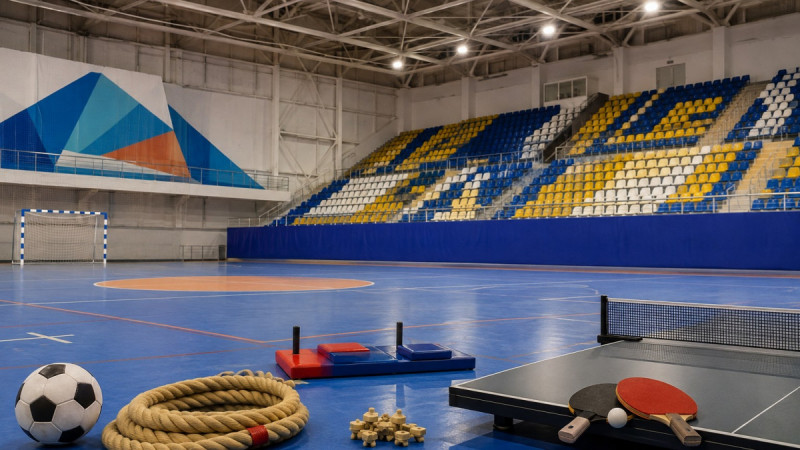 Спорт саласының қызметкерлері облыстық спартакиадада бақ сынады