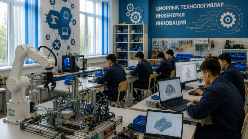 Жамбыл облысының колледждерінде цифрлық және инженерлік бағыттар күшейтілуде