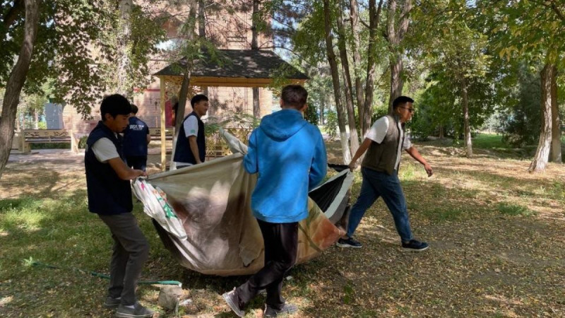 Жамбыл облысында «Таза Қазақстан» экологиялық акциясы аясында «Таза Тараз – таза қала» акциясы өткізілді