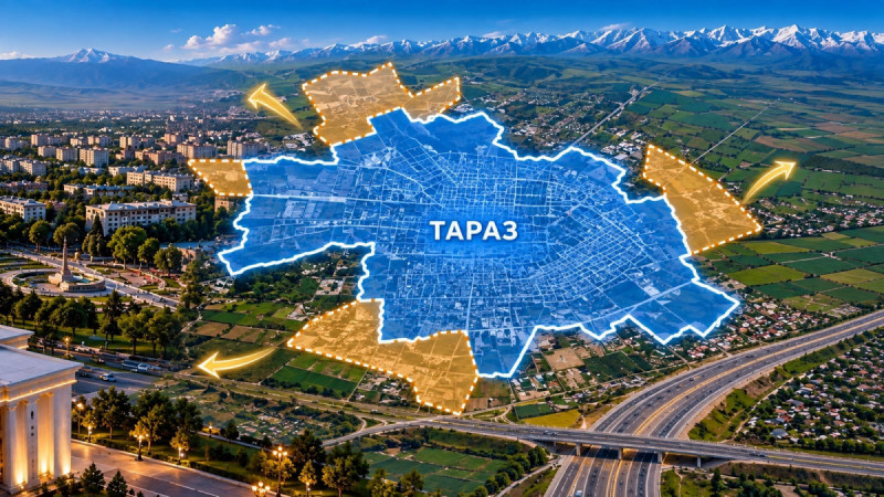 ТАРАЗДЫҢ АУМАҒЫ КЕҢЕЙДІ: ЖАҢА ШЕКАРА ҚАЛА ТҰРҒЫНДАРЫ ҮШІН НЕНІ ӨЗГЕРТЕДІ?