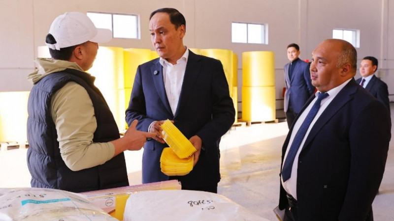 70 млн дана: Жамбыл облысында тамақ өнімдеріне арналған қаптама өндірісі іске қосылуда
