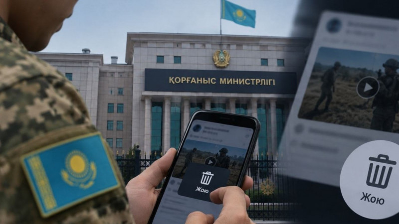 Каспийдегі оқиғаға қатысты видеоны өшіруді сұраған адам Қорғаныс министрлігінің қызметкері болып шықты